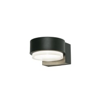 AFX Lighting, Inc. ELMW0704LAJUDBK - Elm 4'' Outdoor LED Sconce,120-277V,20W,5 CCT,BK