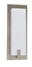AFX Lighting, Inc. SNS041007LAJUDSN - Sinclair 10'' LED Sconce-Satin Nickel-White Acrylic Shade