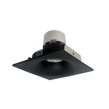 Nora NPR-4SNB27XBB - 4" Pearl 120V LED Square Bullnose Retrofit, 1250lm / 10W, 2700K, Black Finish