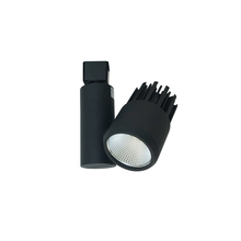 Nora NTE-845L930X15B - Aiden LED Track Head, 1250lm / 14W, 3000K, Spot/Flood, Black