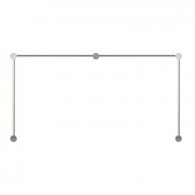 Sonneman 23QPCN222R120PHA - 24"/24" Double N LED Wall Bar