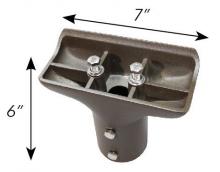 Westgate MFG C1 LF3-STR - STREET LIGHT ARM 6" LONG WITH 20" WIRE AND STRAIN RELIEF CONNECTOR (LF3-80~300)