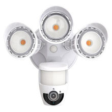 Westgate MFG C1 SL-30W-MCT-WH-CAM - 3-HEAD 30W 3CCT SECURITY LIGHT WITH CAMERA WG APP WH