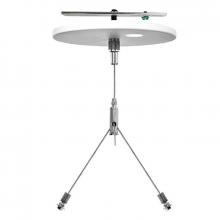 Westgate MFG C2 SCL-CSY1P-6FT - ADJ. 6FT 1/16in SINGLE SUSPENSION CANOPY SET WITH Y DOUBLE KEYHOLE END CONNECTORS
