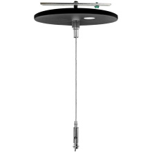 Westgate MFG C3 SCL-CS1P-12FT-BK - ADJ. 12FT 1/16in SINGLE SUSPENSION CANOPY SET WITH KEYHOLE END CONNECTOR, POWER SIDE, KIT, BLACK