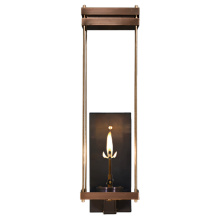 The Coppersmith AU30G - The CopperSmith Austin 30" Tall Copper Gas Wall Mount Outdoor Light Lantern Sconce