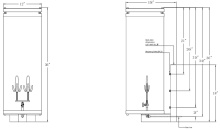 The Coppersmith AU36G - CopperSmith Austin 36 Inch Gas Lantern in Antique Copper