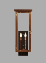 The Coppersmith MO27E - CopperSmith Moneo 27 Inch Electric Lantern in Antique Copper