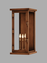 The Coppersmith VR29E - CopperSmith Vieira 29 Inch Electric Lantern in Antique Copper