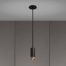 Buster and Punch NEIG-183943 - EXHAUST PENDANT / LINEAR / GRAPHITE / BRASS