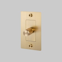 Buster and Punch NDK-053415 - 1G DIMMER / INCANDESCENT / CROSS / WITH LOGO / BRASS