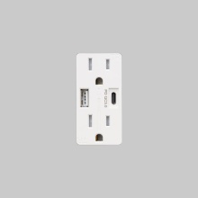Buster and Punch NSM-143243 - OUTLET MODULE / DUPLEX & 2 USB-A + C / WHITE
