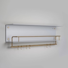 Buster and Punch USV-251927 - KITCHEN SHELF / HANGER / STONE / WITHOUT LOGO / BRASS