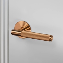 Buster and Punch NDD-134469 - DOOR HANDLE SET / PASSAGE / CROSS / WARM SUNSET
