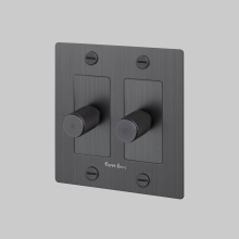 Buster and Punch NDK-094312 - 2G DIMMER / LED / CROSS / WITH LOGO / SMOKED BRONZE