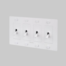 Buster and Punch NTK-144405 - 4G TOGGLE / CROSS / WITH LOGO / WHITE
