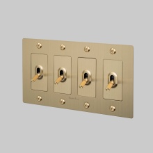 Buster and Punch NTK-054412 - 4G TOGGLE / LINEAR / WITH LOGO / BRASS