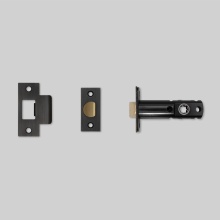 Buster and Punch NLL-09196 - TUBULAR LATCH / DOOR KNOB / PASSAGE / SMOKED BRONZE - 3-3/4"
