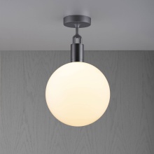 Buster and Punch NFC-873226 - FORKED CEILING / LINEAR / GLOBE / OPAL / LARGE / GUN METAL