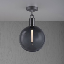 Buster and Punch NFC-883235 - FORKED CEILING / LINEAR / GLOBE / SMOKED / LARGE / GUN METAL
