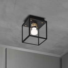 Buster and Punch NCA-063538 - CAGED WET / CEILING / CROSS / SMALL / BLACK / BRASS