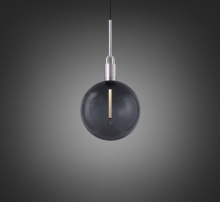 Buster and Punch NFP-853182 - FORKED PENDANT / LINEAR / GLOBE / SMOKED / LARGE / STEEL