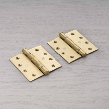 Buster and Punch NHG-051856 - DOOR HINGE / SET OF 2 / 4 X 4 INCH / BRASS