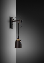 Buster and Punch NHW-18514 - HOOKED WALL / CROSS / SMALL / GRAPHITE / BRASS