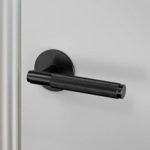 Buster and Punch NLH-02166 - DOOR HANDLE SET / PASSAGE / CROSS / BLACK