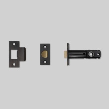 Buster and Punch NLL-09188 - TUBULAR LATCH / DOOR HANDLE / PRIVACY / SMOKED BRONZE - 2-3/8"