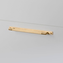 Buster and Punch NPB-05351 - PULL BAR / PLATE / LINEAR / MEDIUM / BRASS