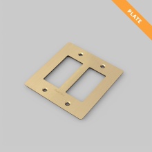 Buster and Punch NPL-05294 - 2G PLATE / WITH LOGO / BRASS