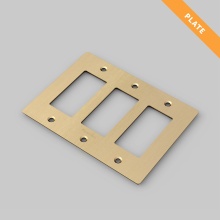Buster and Punch NPL-05299 - 3G PLATE / WITH LOGO / BRASS