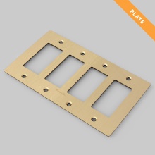 Buster and Punch NPL-05304 - 4G PLATE / WITH LOGO / BRASS