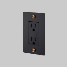 Buster and Punch NSK-134881 - 1G DUPLEX OUTLET / CROSS / WITHOUT LOGO / BLACK / WARM SUNSET