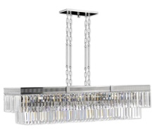 American Brass & Crystal IL8306-P-38G - 12 Light Linear Chandelier