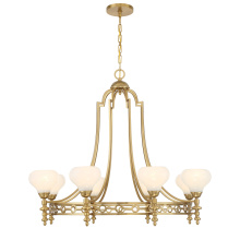 Savoy House 1-1605-8-322 - Allston 8-Light Chandelier in Warm Brass