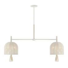 Savoy House 1-3403-6-341 - Lunara 6-Light Chandelier in Cotton by Breegan Jane