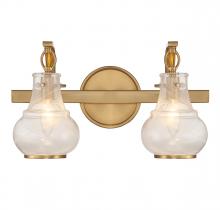 Savoy House 8-4417-2-322 - Adams 2-Light Bathroom Vanity Light in Warm Brass