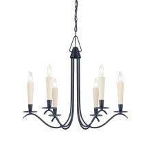 Savoy House - PPP 1P-5481-6-55 - Plymouth  6 Light Chandelier