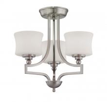 Savoy House - PPP 6P-7213-3-SN - Terrell 3 Light Semi Flush