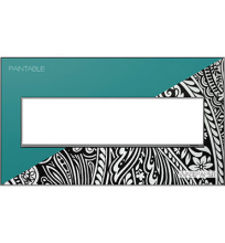 Legrand AWM4GM4 - adorne Custom Four-Gang Screwless Wall Plate, Magnesium Trim