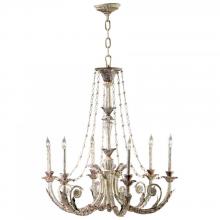Cyan Designs 6491-6-28 - ABELLE 6LT CHANDLR-PWH