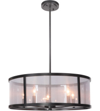 Craftmade 36795-MBK - 5 Light Pendant