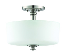 Craftmade 49853-BNK - 3 Light Semiflush Convertible
