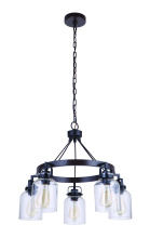 Craftmade 53625-FBDT - 5 Light Chandelier