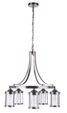 Craftmade 55325-BNK - 5 Light Chandelier