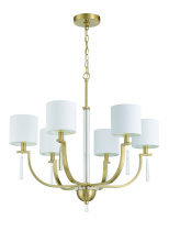 Craftmade 58226-SB - 6 Light Chandelier