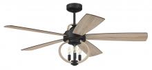 Craftmade RSE52FB5 - 52" Ceiling Fan w/Wi-Fi, DC Motor, Blades, LED Light Kit