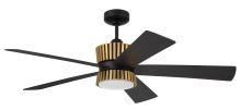 Craftmade TRY52FBSB5-NWF - 52" Ceiling Fan w/5 Blades, LED Light Kit, Non WiFi